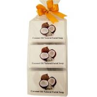 ハ―バル・ソープ　バージン・ココナッツ・オイル・ナチュラル・フェイシャル・ソープ　3個セット